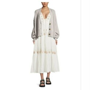 FREE PEOPLE Found My Friend Cardi - Grey XS